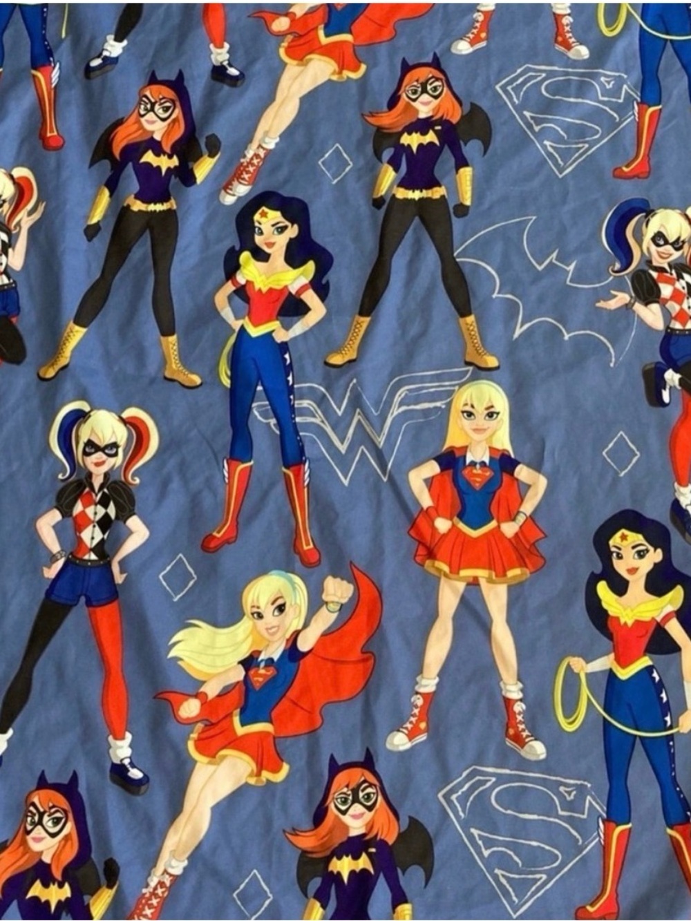 DC SuperHero Girls Twin Flat Sheet Only